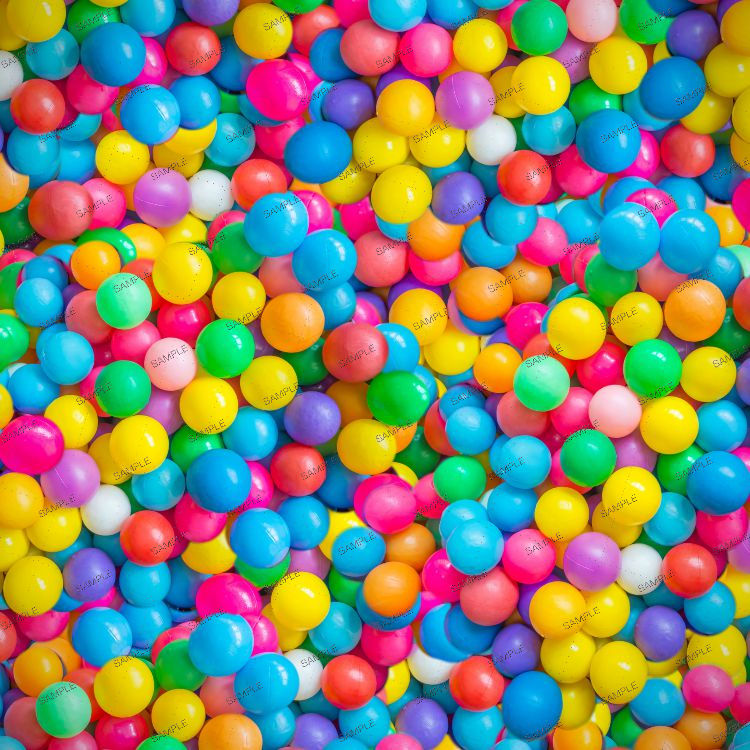 Ball Pit Balls Seamless Tileable Repeating Pattern Inspire Uplift