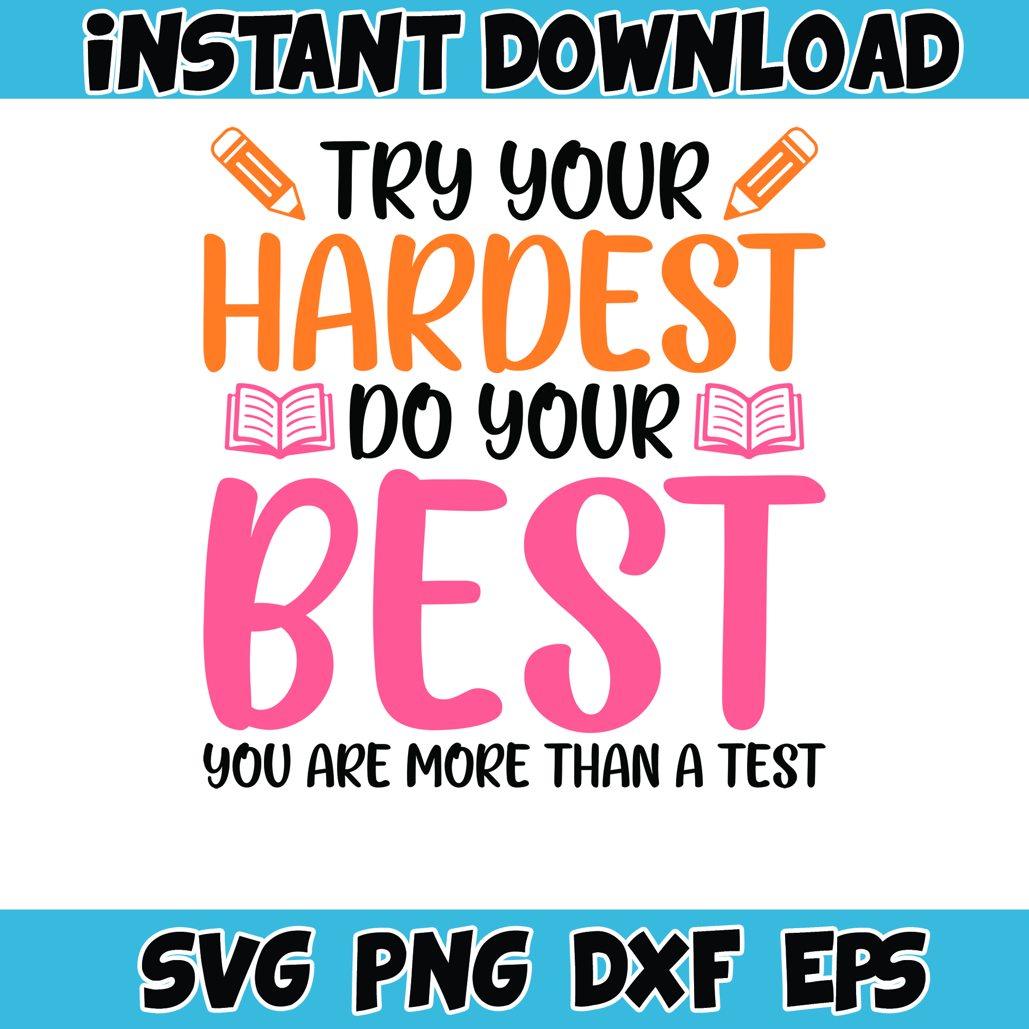 Test Day Svg Png, Testing Day Svg, State Testing Svg, Svg Te | Inspire ...