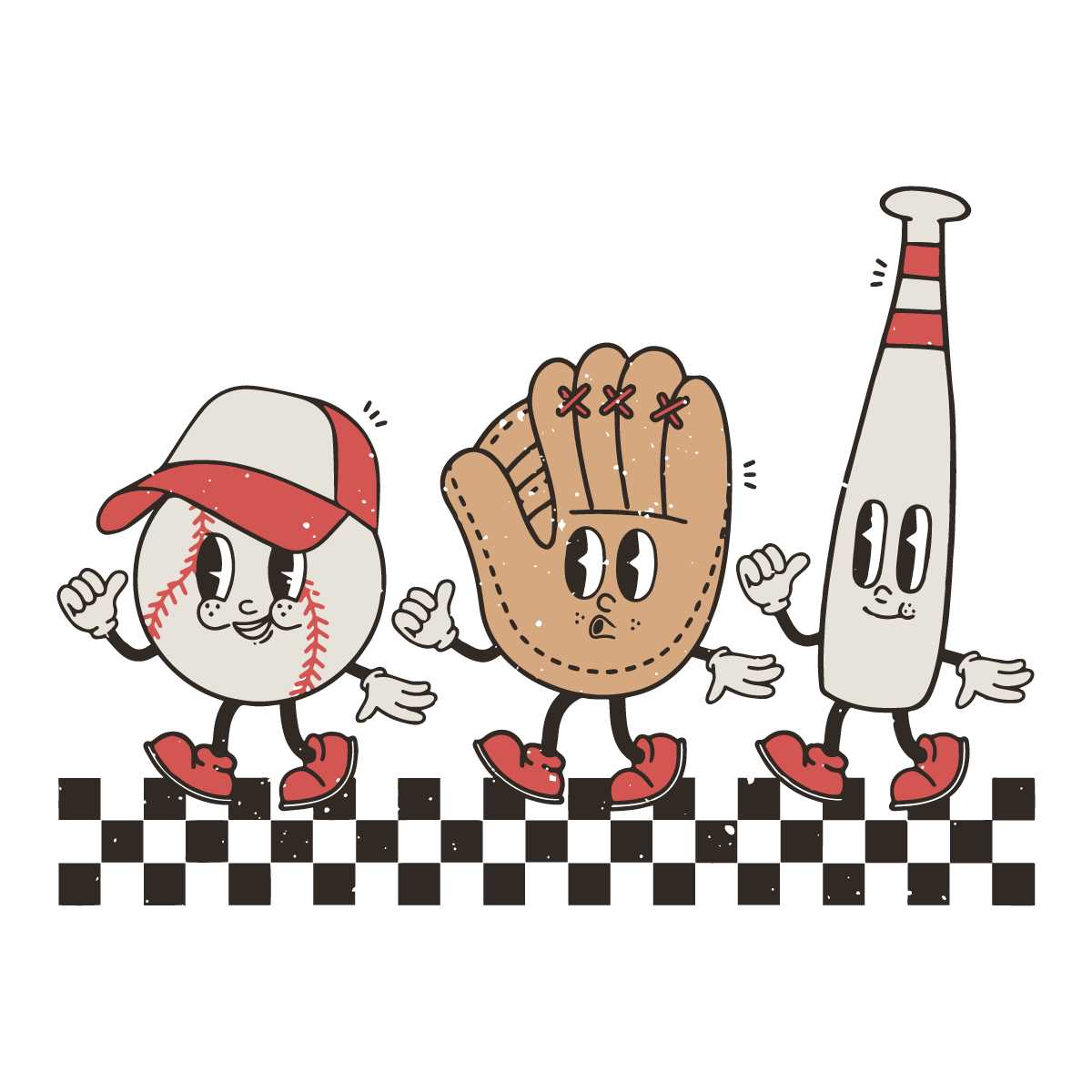 Retro Baseball SVG Baseball Cartoon SVG Cricut For Files Des Inspire