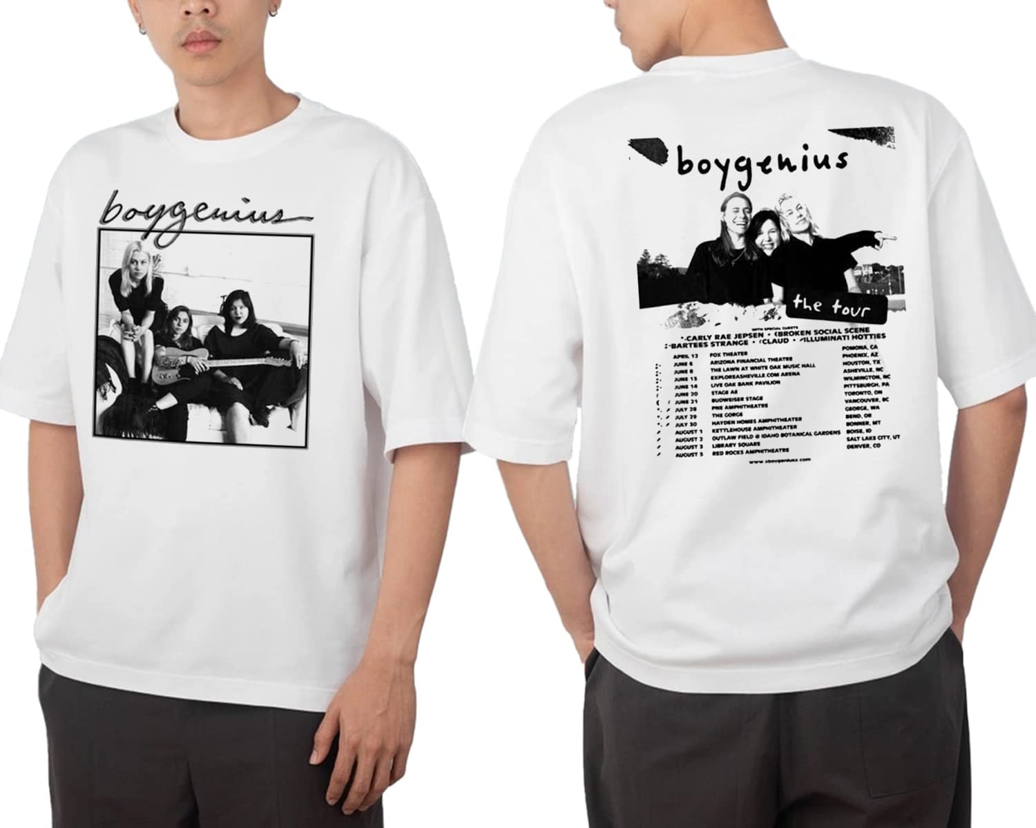 2 Sides Boygenius Tour 2023 Shirt, Boygenius World Tour 2023 Inspire