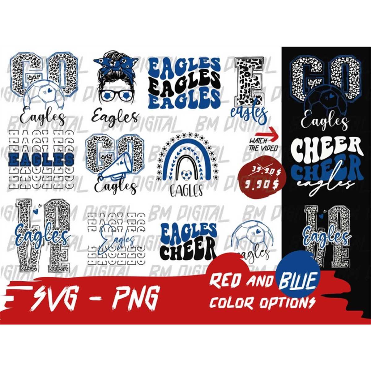 Eagles Soccer Svg, Eagles Bundle, Eagles School Team, Eagles Inspire