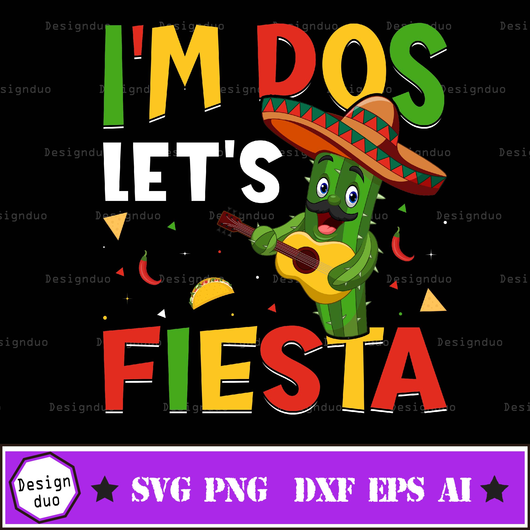 Let's Fiesta Svg, Cinco De Mayo Svg, Cactus Svg, Let's Party | Inspire ...