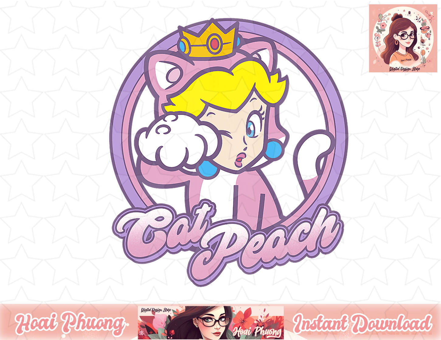 Super Mario 3D World Bowser's Fury Peach Cat Princess Paw PN Inspire