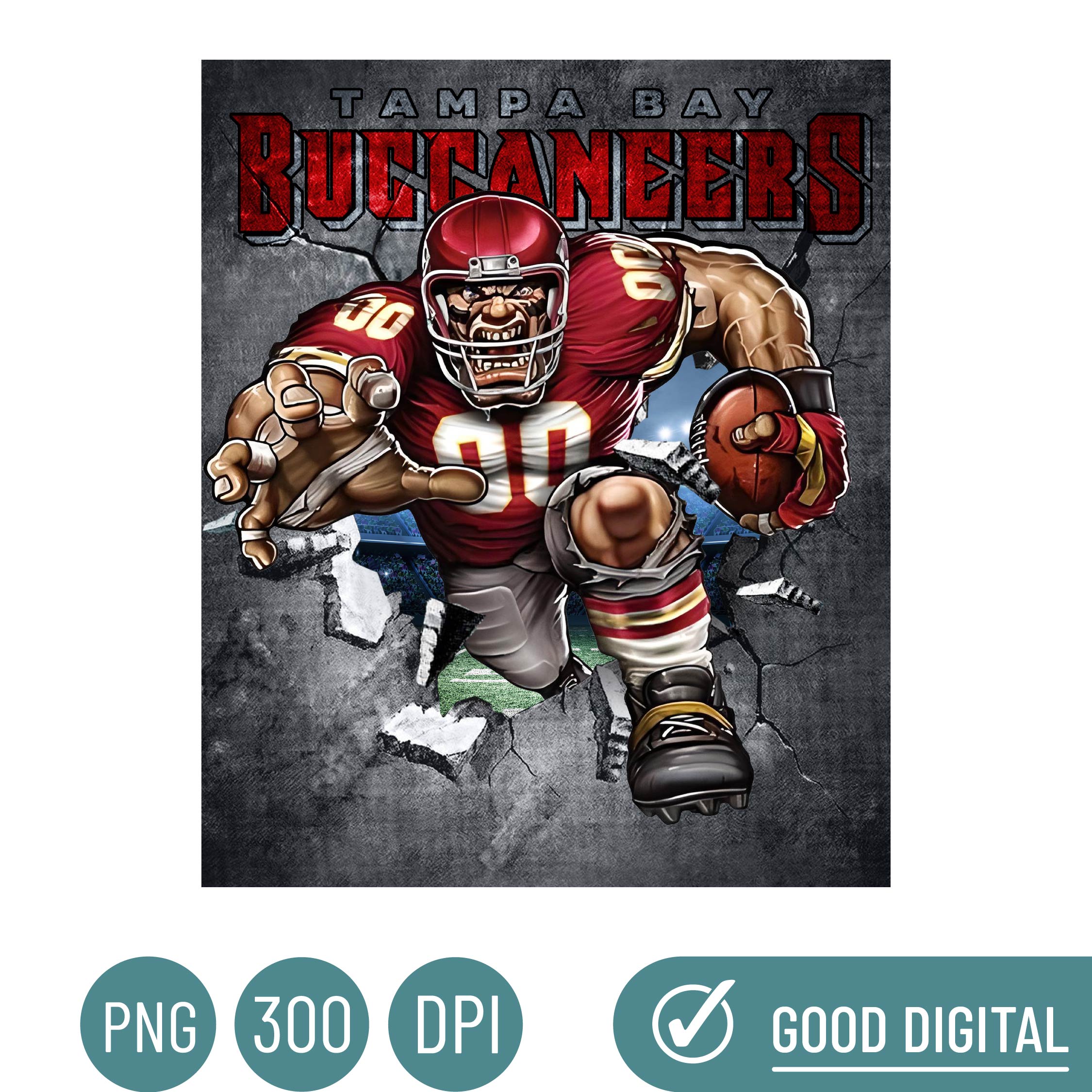 Tampa BayBuccaneers Tumbler Wrap Sublimation Png, Football T | Inspire ...