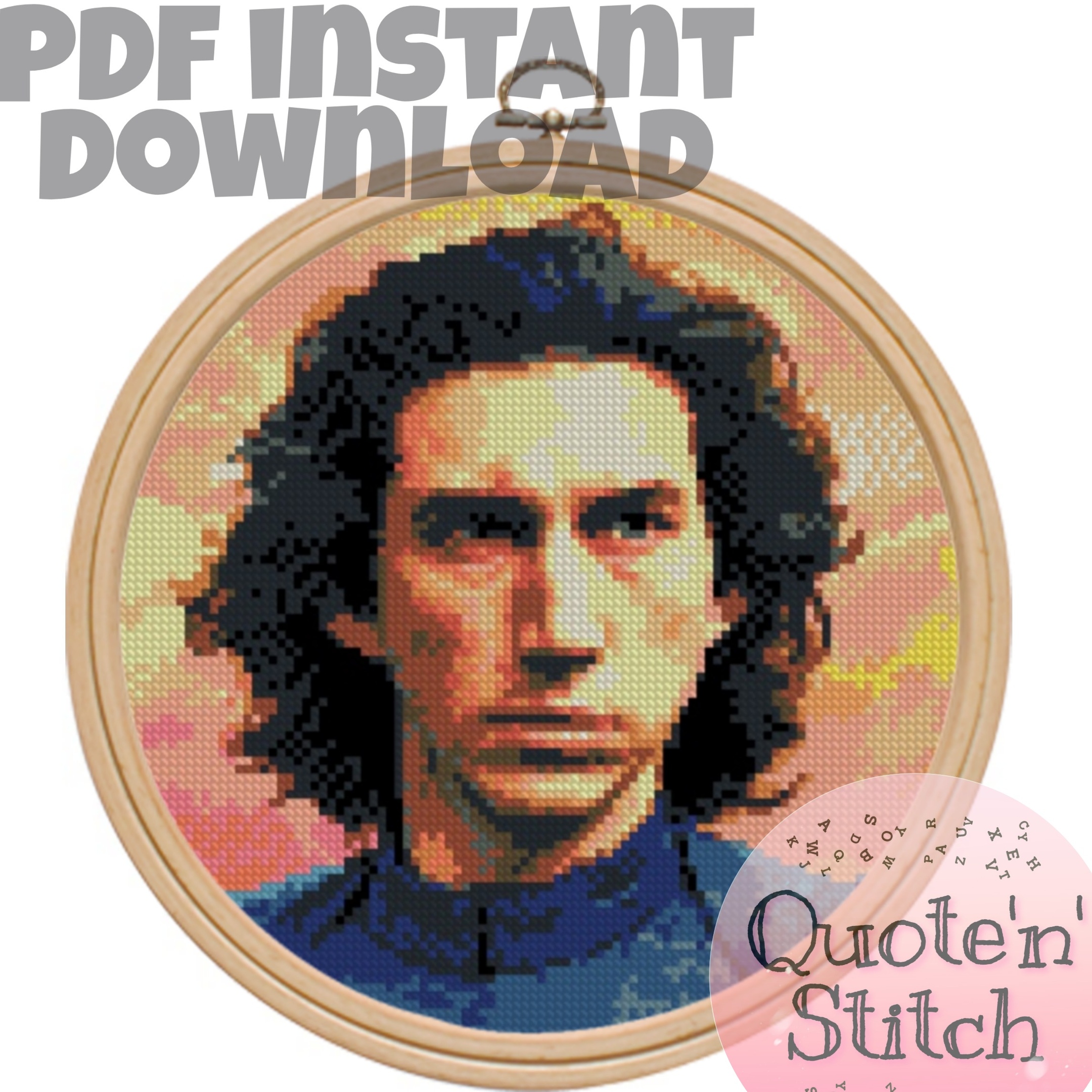 Kylo Ren Modern Cross Stitch Pattern Punto De cruz Embroider - Inspire ...