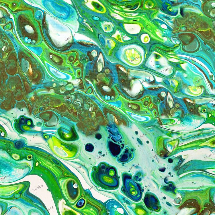 Acrylic Pour Painting 25 Seamless Tileable Repeating Pattern | Inspire ...