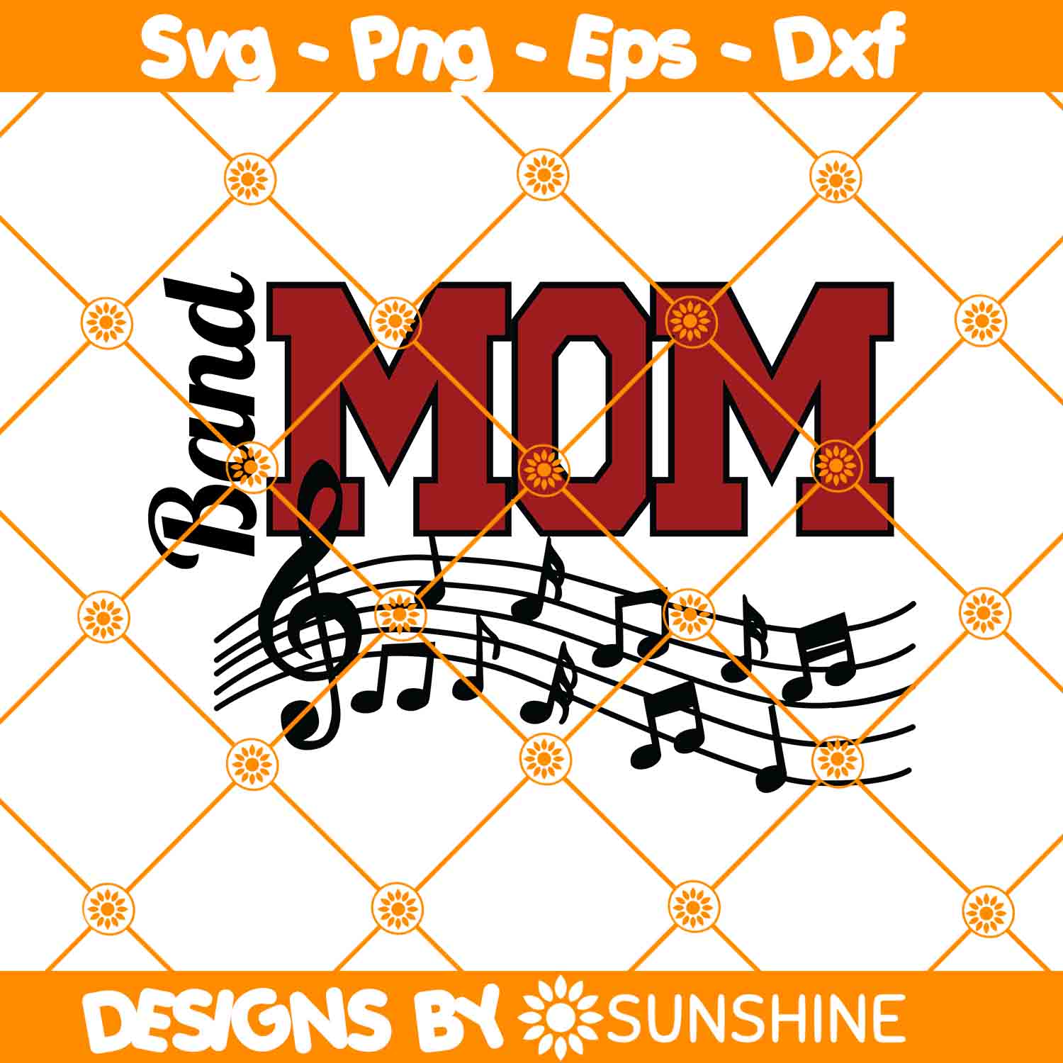 Band Mom Music Svg PNG File, Music Svg, GIft for MOm Svg, Mo Inspire
