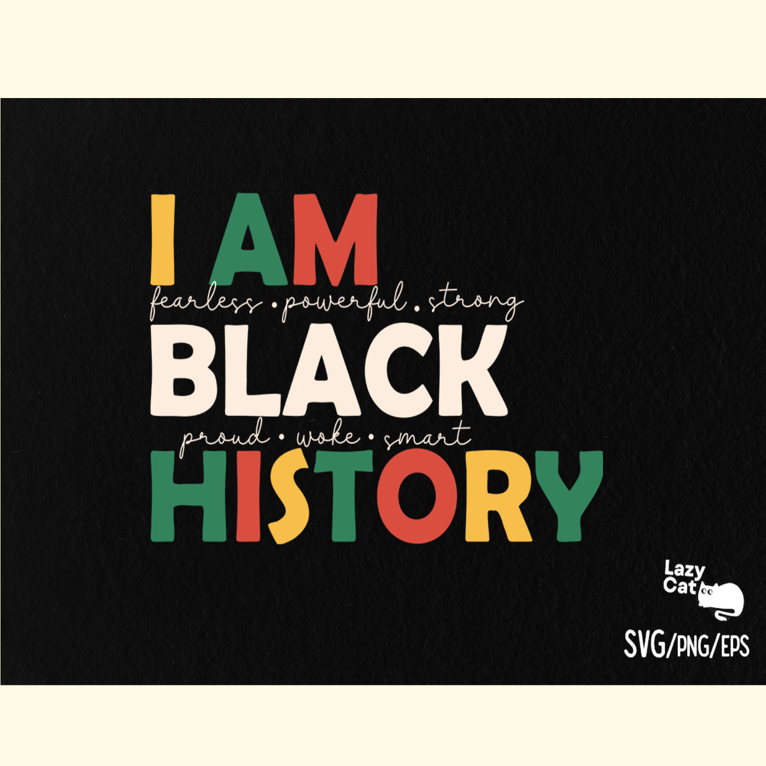 Black Month History SVG PNG Design Inspire Uplift