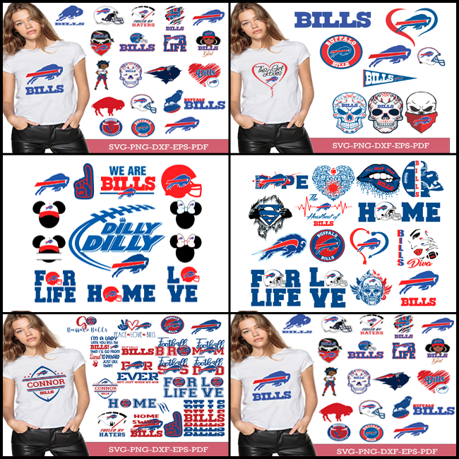 Buffalo Bills Bundle Svg, Bills Svg, Bills logo svg, Nfl svg