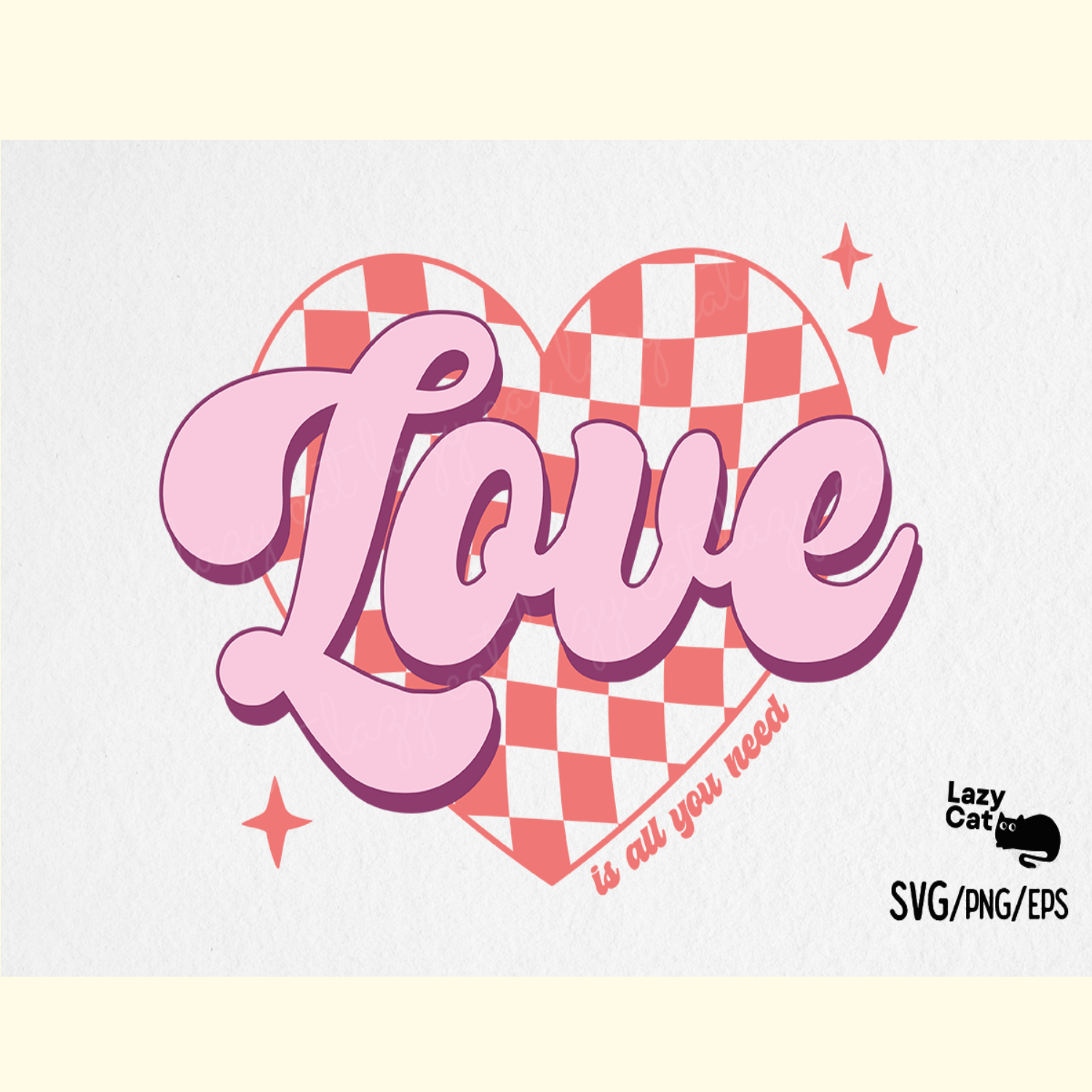 Valentines Day SVG Love Heart Retro | Inspire Uplift