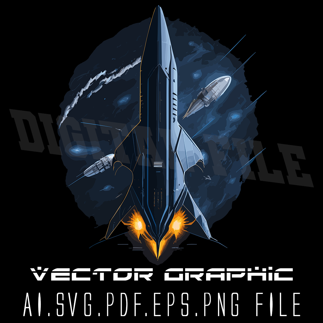 Spacex Starship Vector Graphic AI.SVG.EPS.PDF. PNG DOWNLOAD | Inspire ...