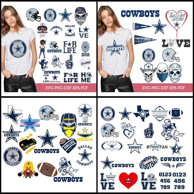 Dallas Cowboys Bundle Svg, Cowboys Svg, Cowboys logo svg, Nf | Inspire ...