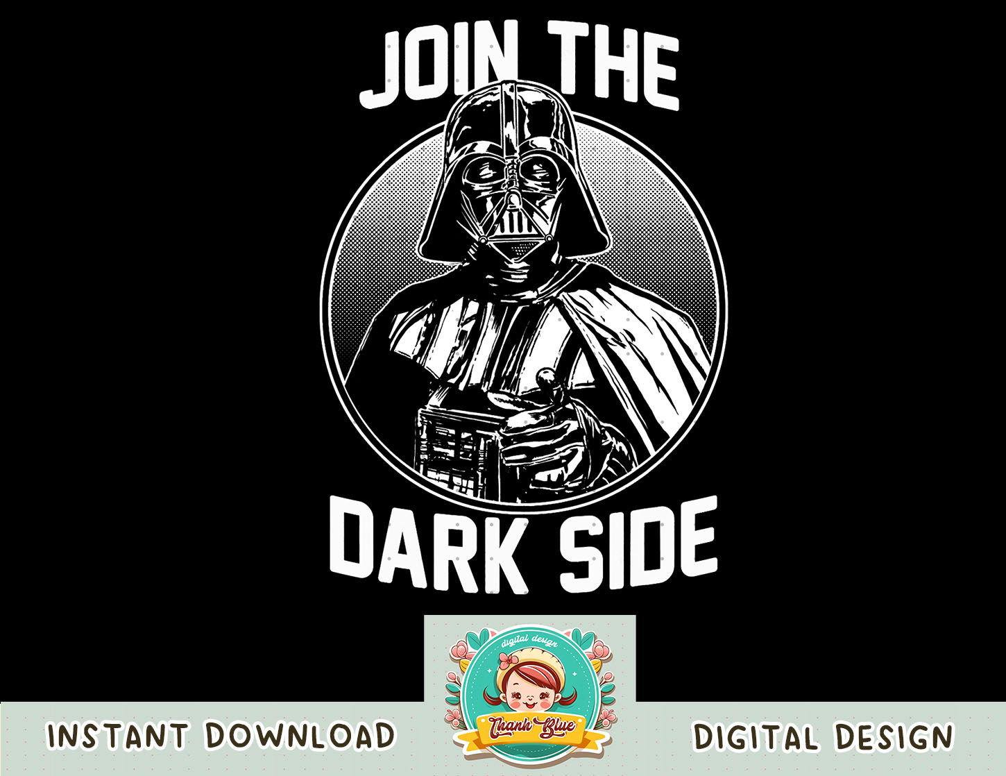 Star Wars Darth Vader Join The Dark Side Collegiate png | Inspire Uplift