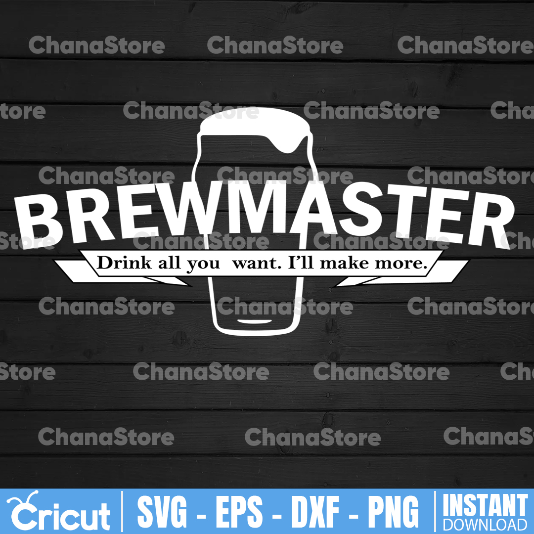 Brewmaster SVG Clipart or Cut file to make you own stickers | Inspire ...