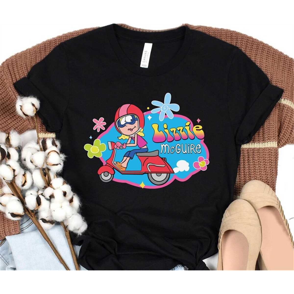 New Lizzie McGuire Graphic Tee Cotton Blend Pink ;;; M main image 0