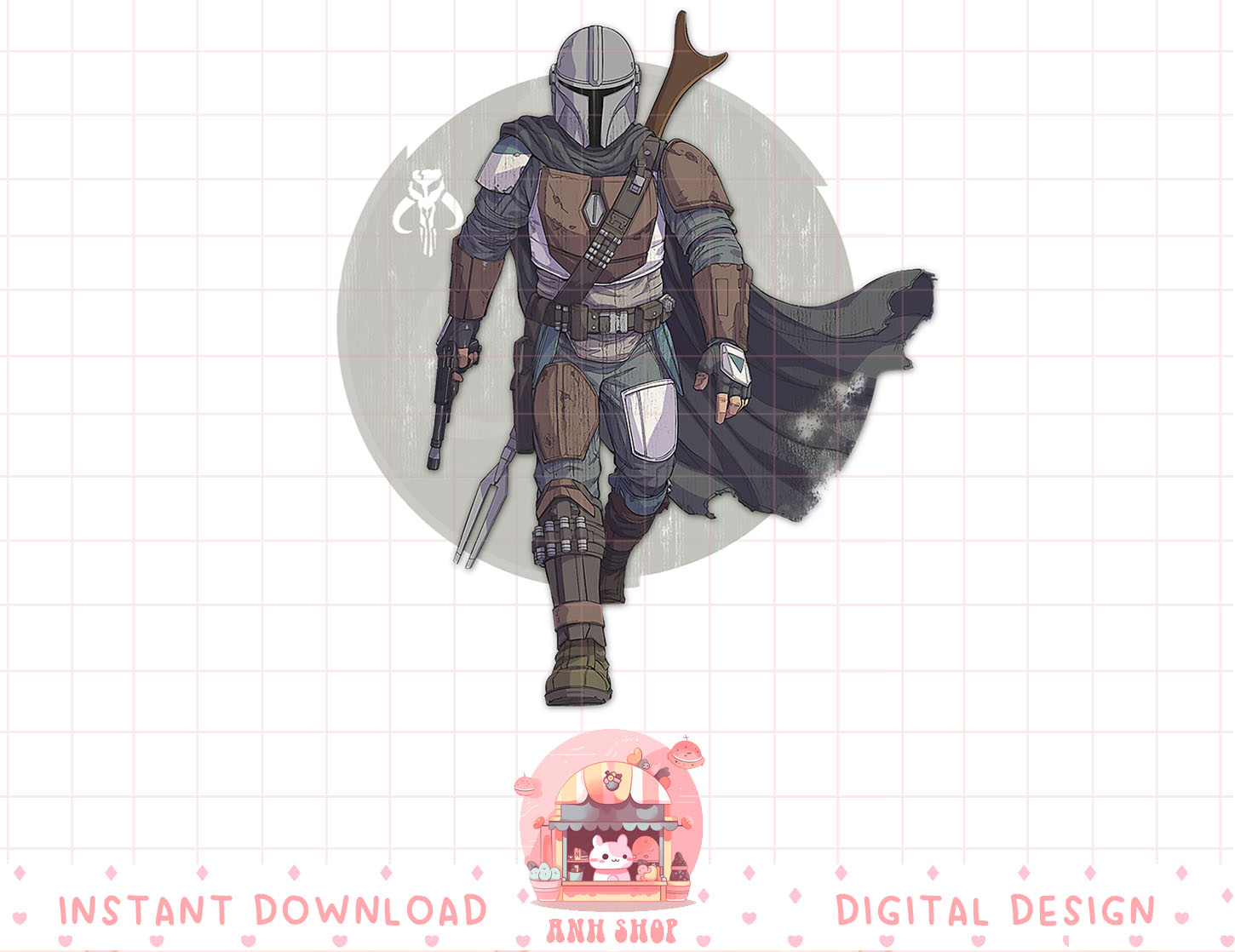 Star Wars The Mandalorian Hero Pose png | Inspire Uplift