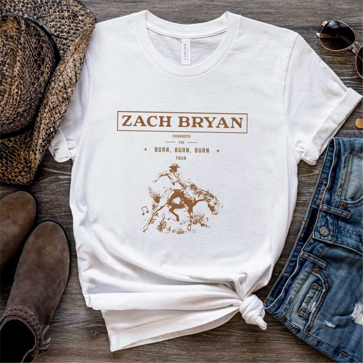 Zach Bryan Shirt - Zach Bryan Burn Burn Burn Shirt - America - Inspire ...