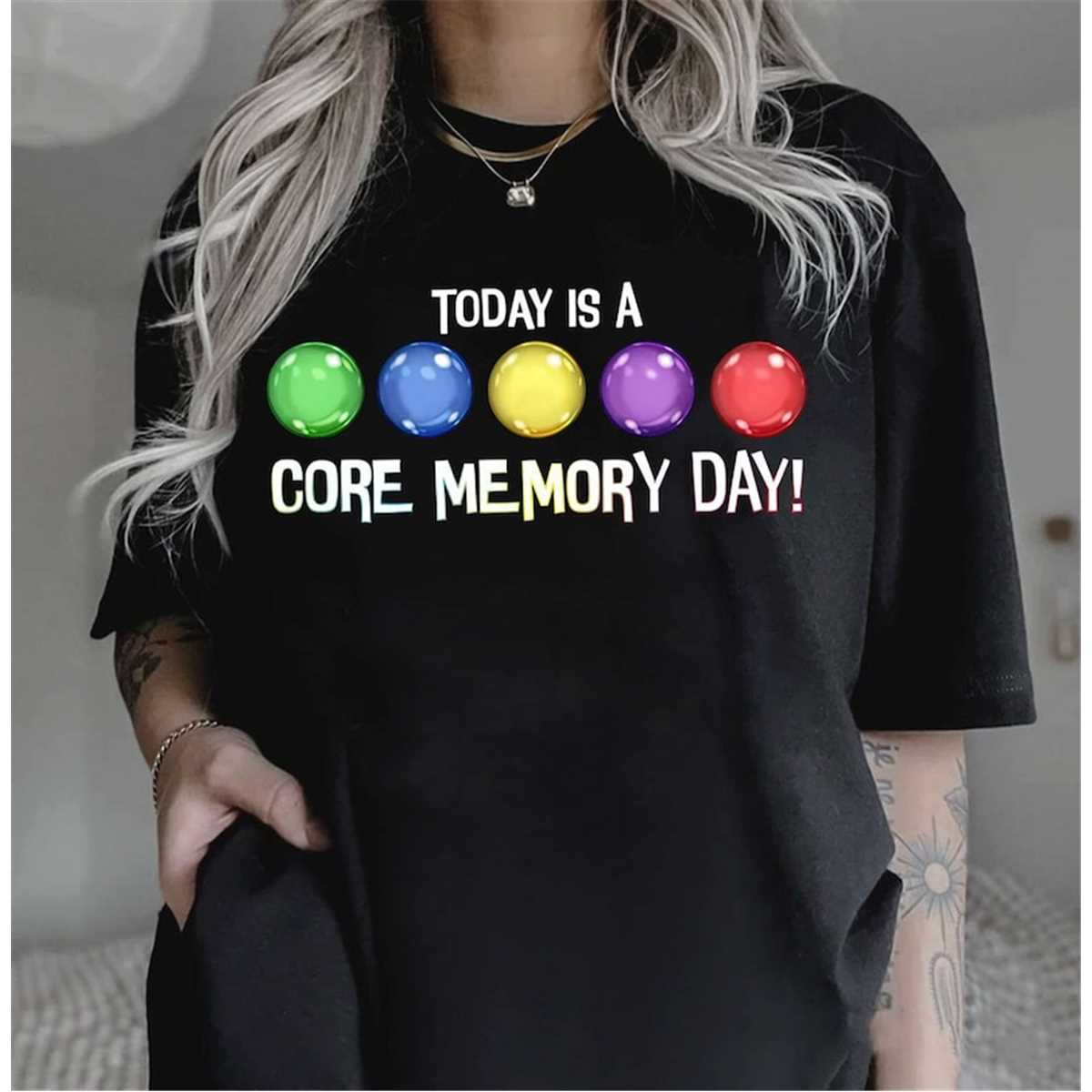 Today Is A Core Memory Day Disney Inside Out Emotions Shirt, | Inspire ...