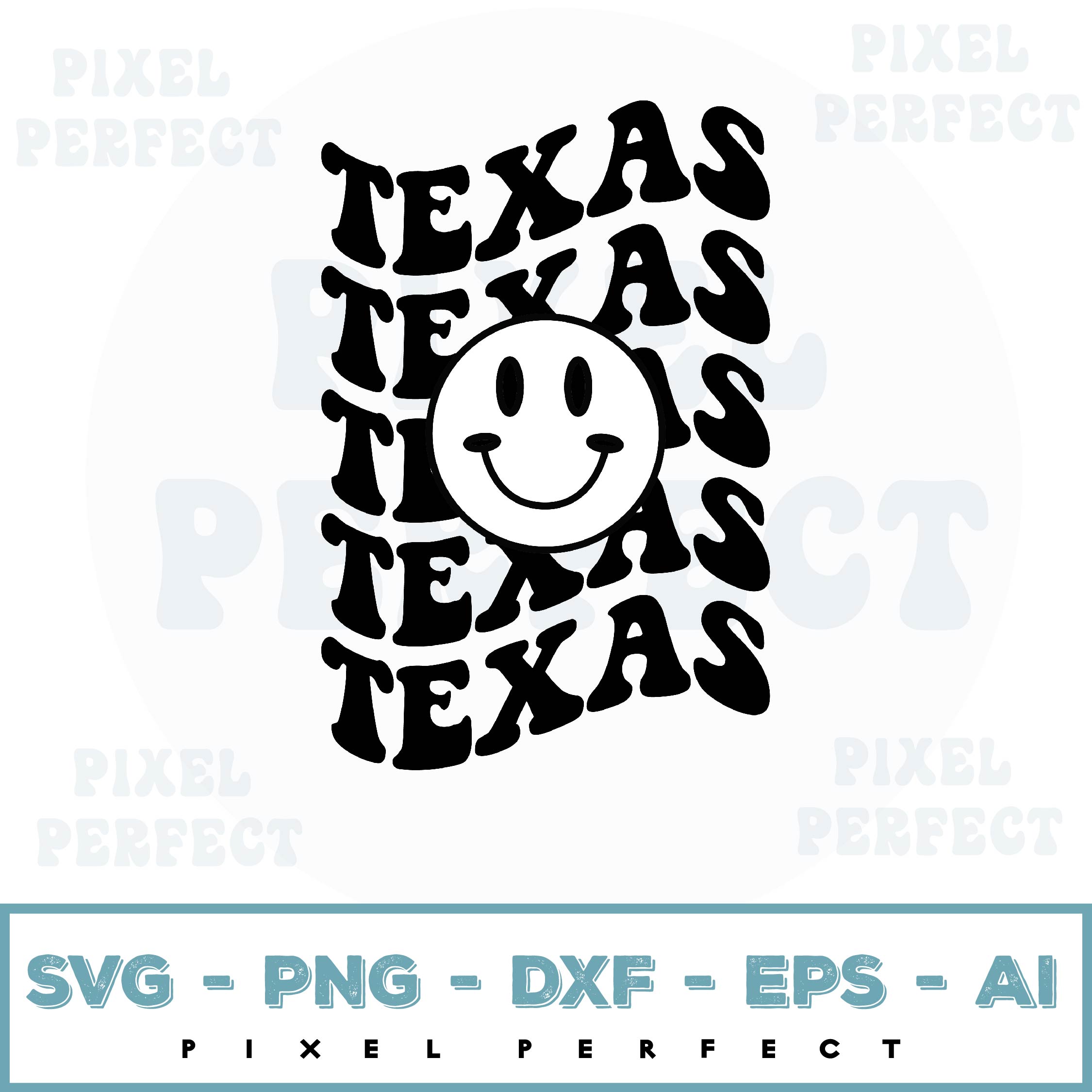 Texas Smiley svg, Smiley svg, Smiley Face png, Retro Smiley Inspire