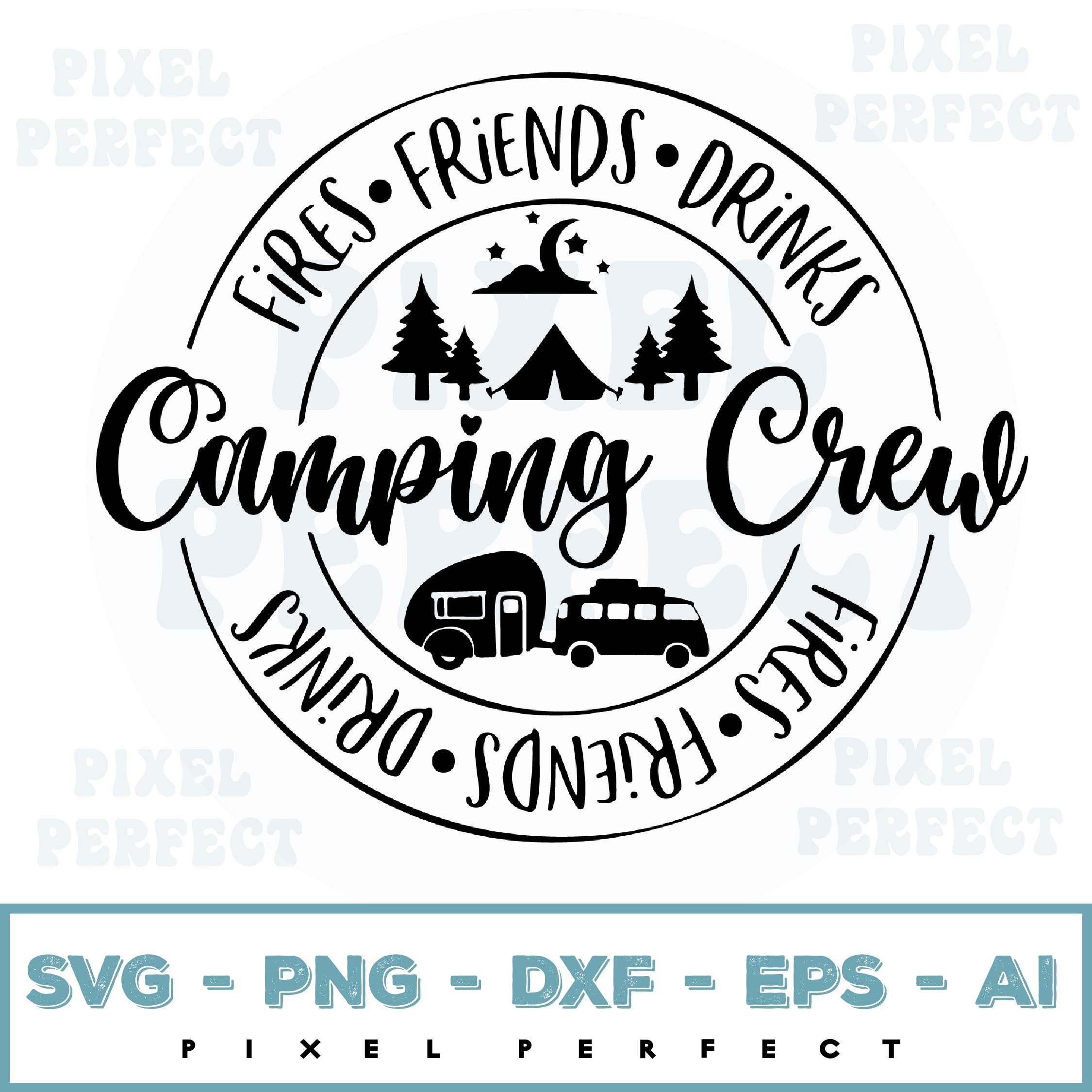 Camping Crew Svg, Camping Svg Cricut, Camping svg, Camp Life Inspire