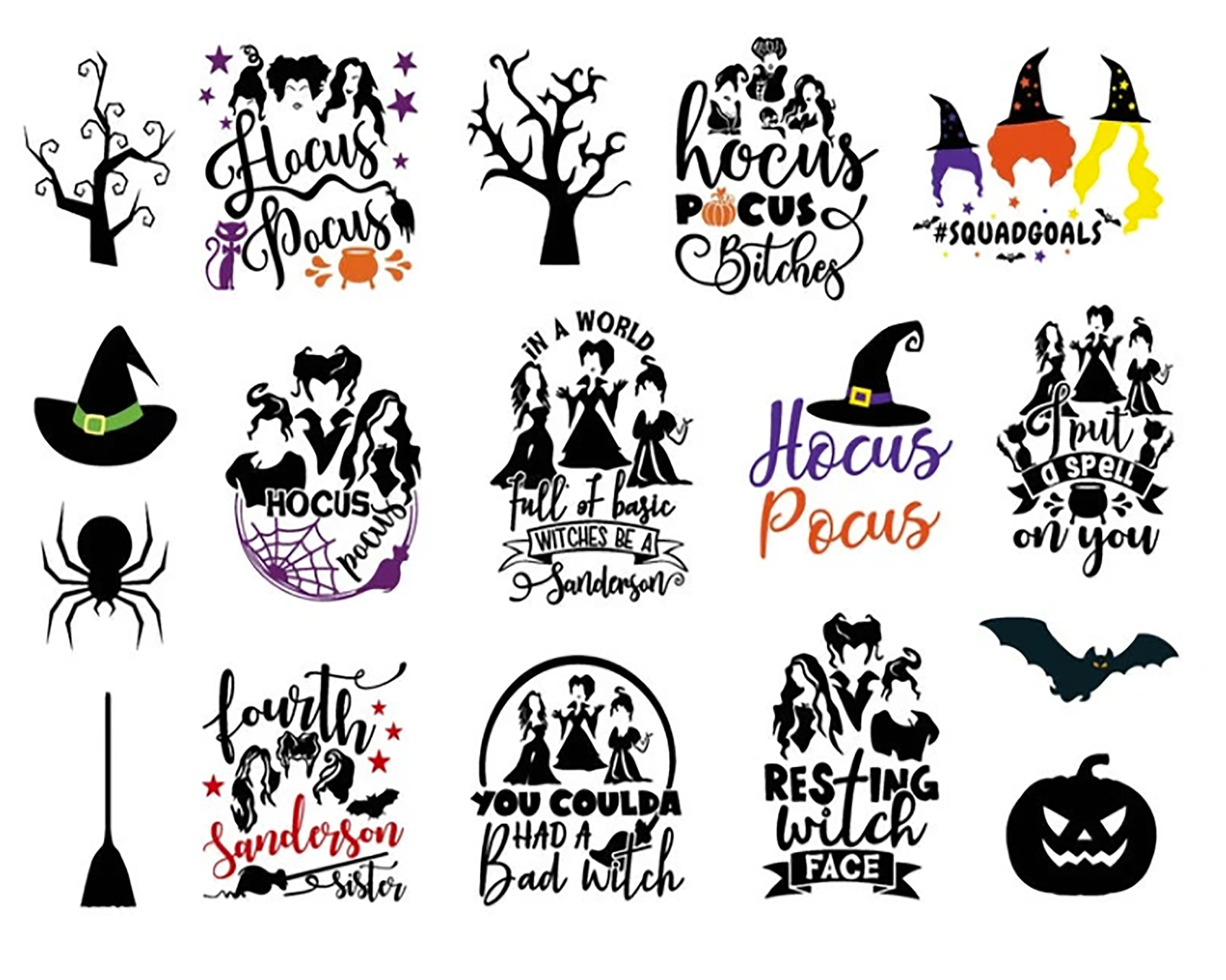 1000 file Hocus Pocus svg bundle , halloween svg, Digital Do - Inspire ...