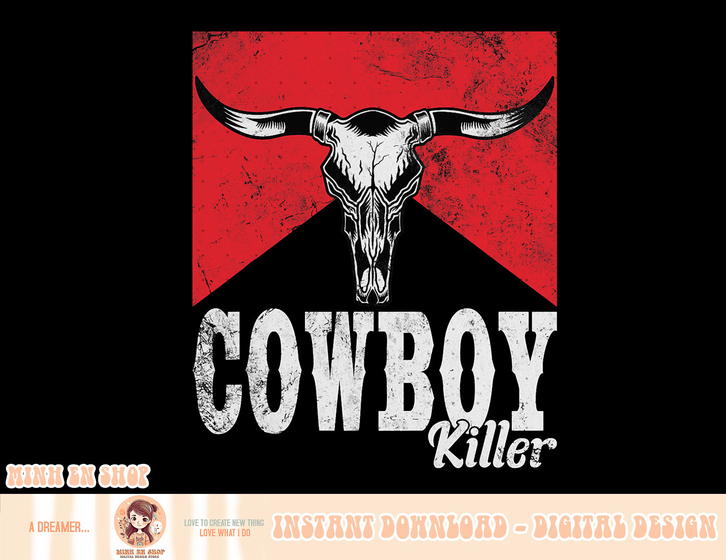 Cowboy Killer Shirt Western Cowgirl Cowboy Killers Bull Horn Inspire Uplift