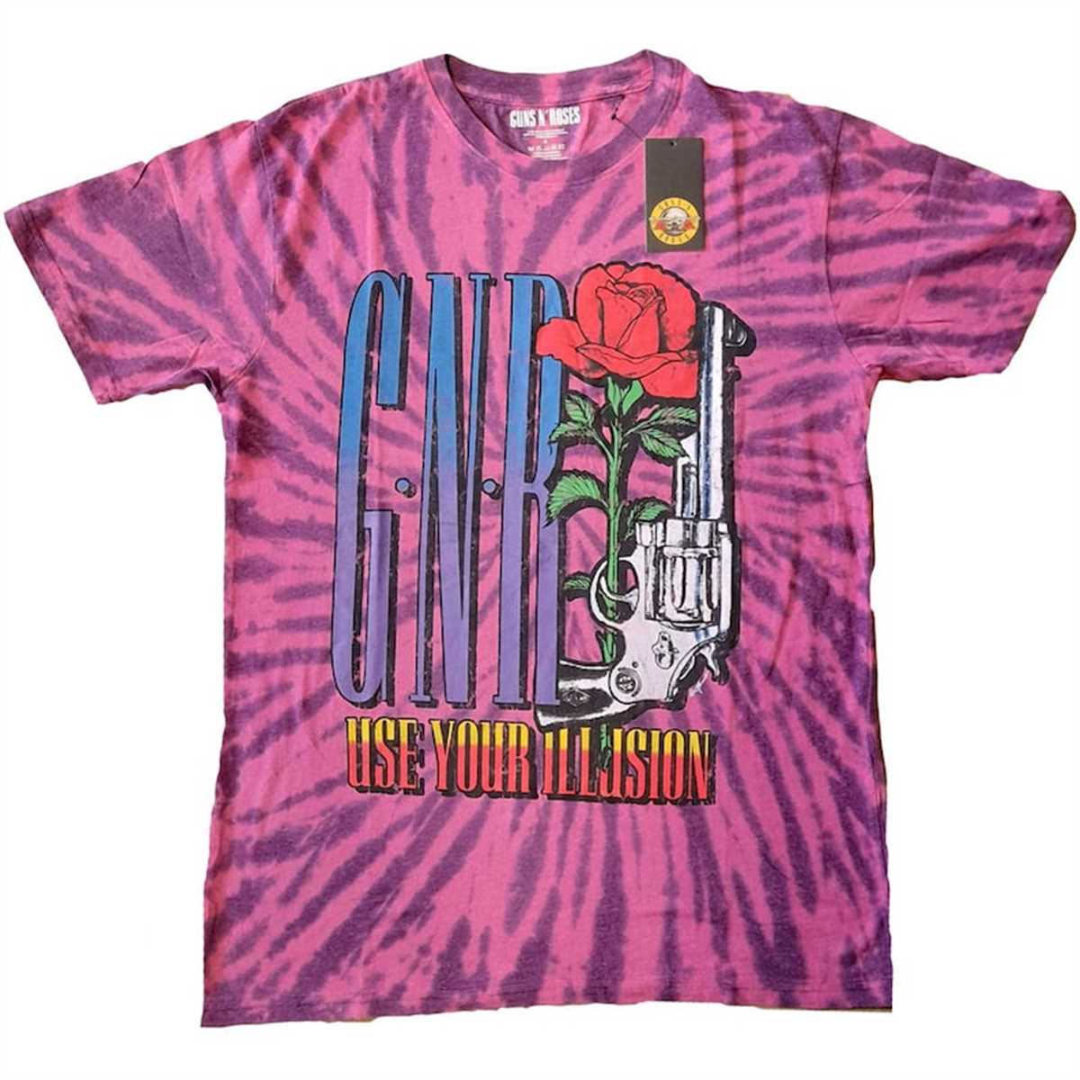 Guns N' Roses Da Uomo Use Your Illusion World Tour Maglietta