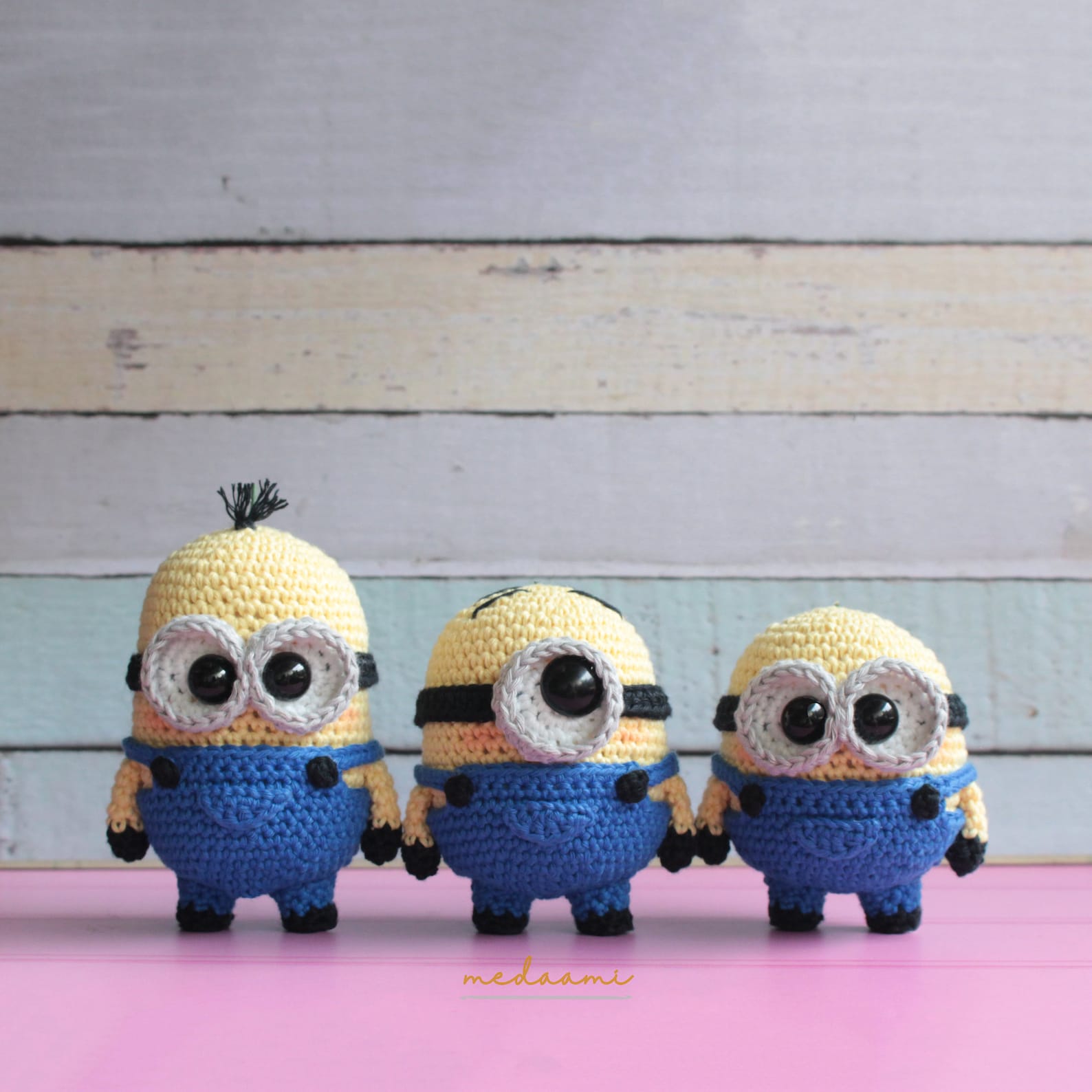 Crochet Pattern Minions PDF PATTERN Yellow Buddies Amigur Inspire