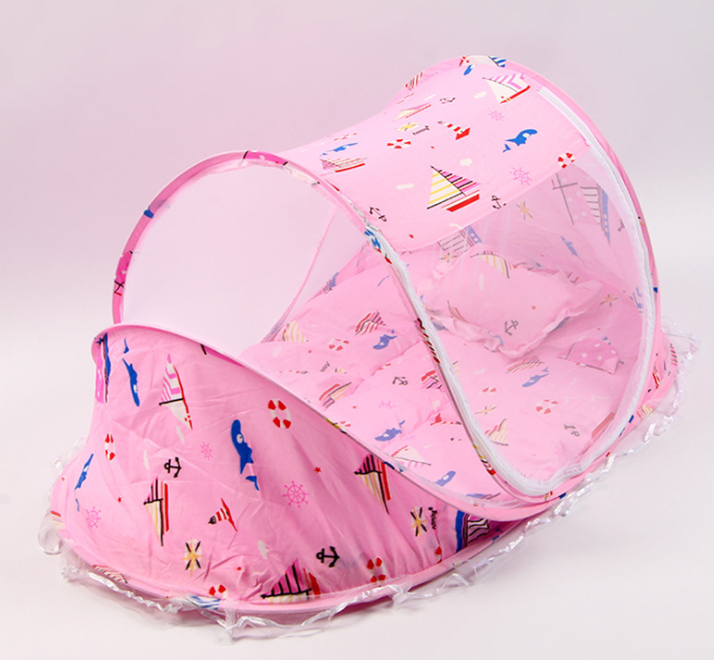 Foldable Baby Bed Net With Pillow Inspire Uplift