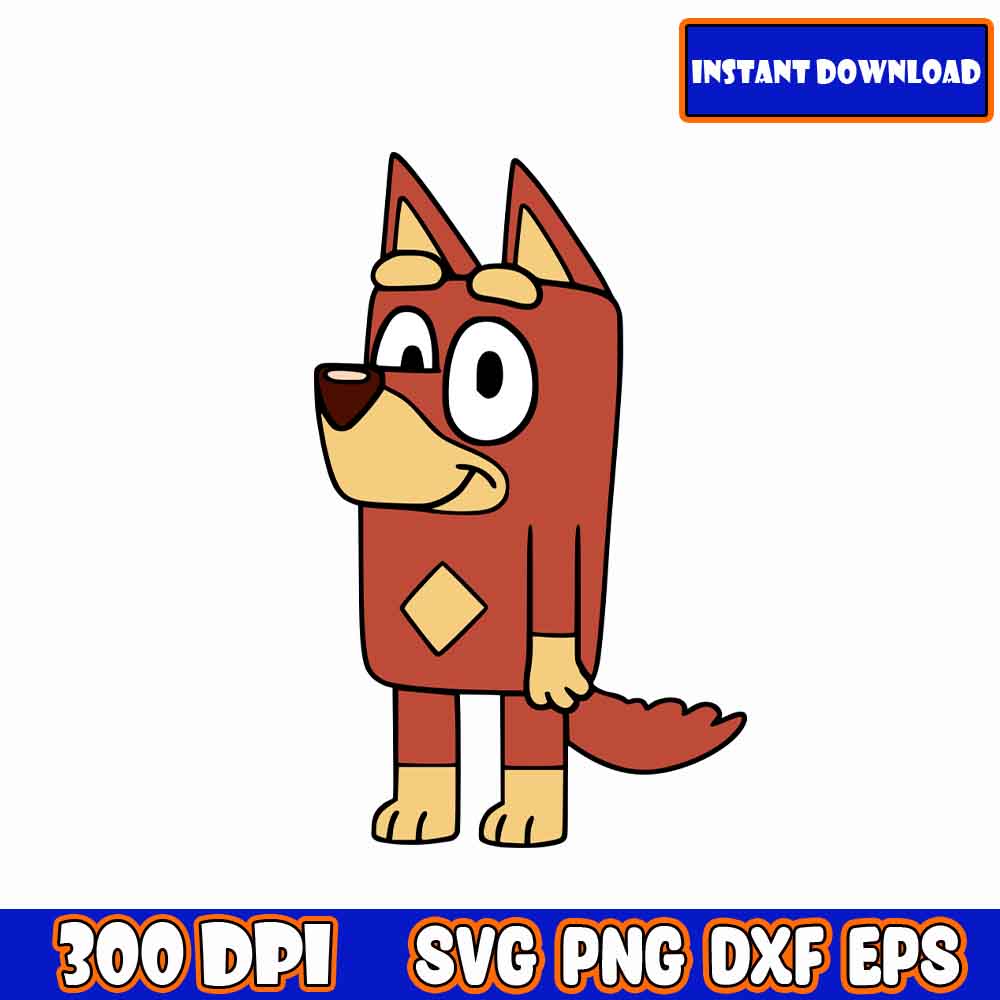 Rusty svg, bluey svg bundle, bluey png, bluey svg layered | Inspire Uplift