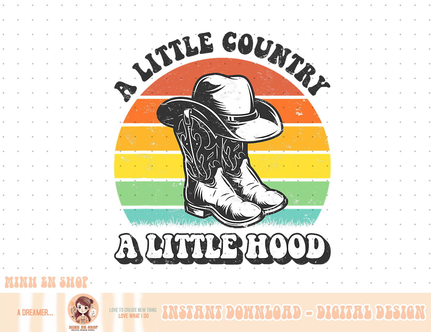 Country Music Lover - Pochette Porta Trucco Con Zip 'Life Is Better With Country Music' - 23,5x17cm - Tela Stampata - 3