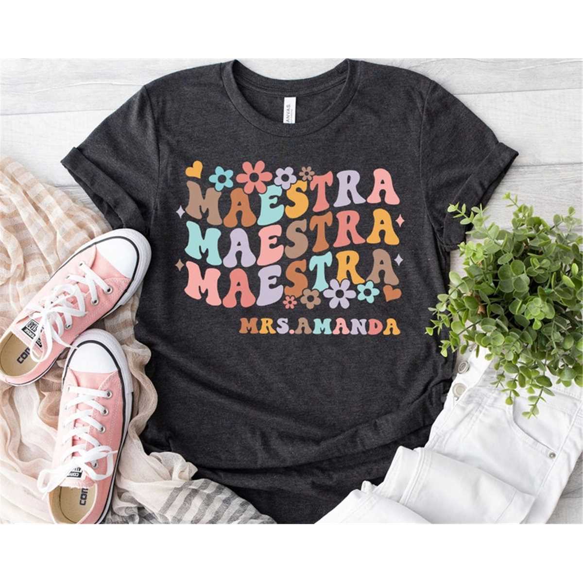 Spanish Teacher Shirts Maestra Shirt My Maestra Era Shirt Spanish