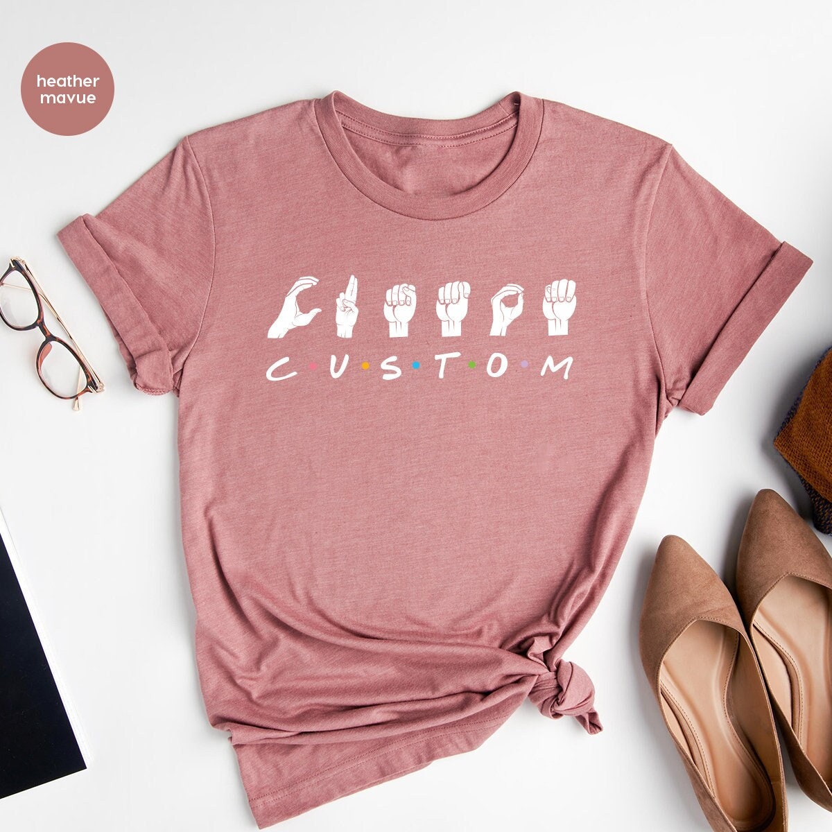 Custom TShirt, Custom ASL Shirt, Custom Language Shirt, Cust - Inspire ...