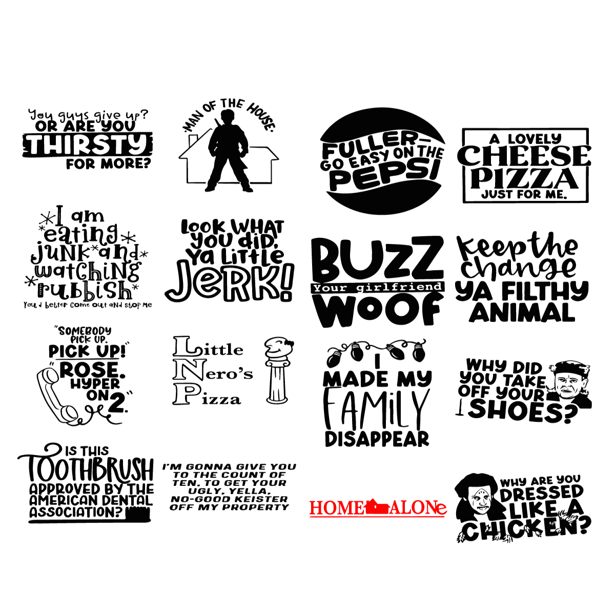 Home Alone Movie Christmas SVG Inspire Uplift