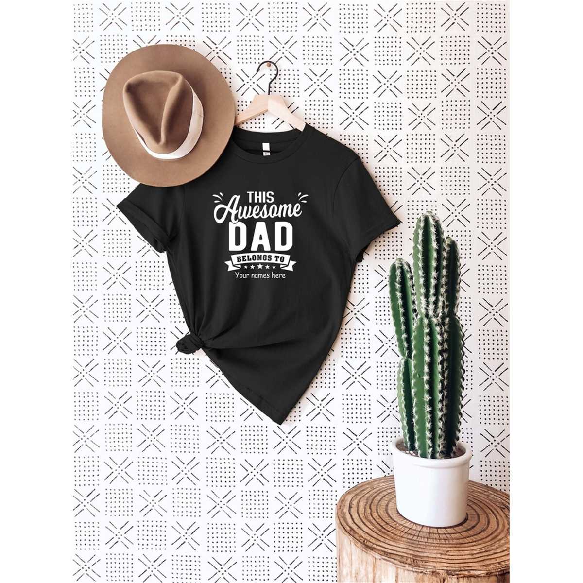 This Awesome Dad Belongs To Shirt, Father’s Day Shirt, Gift - Inspire
