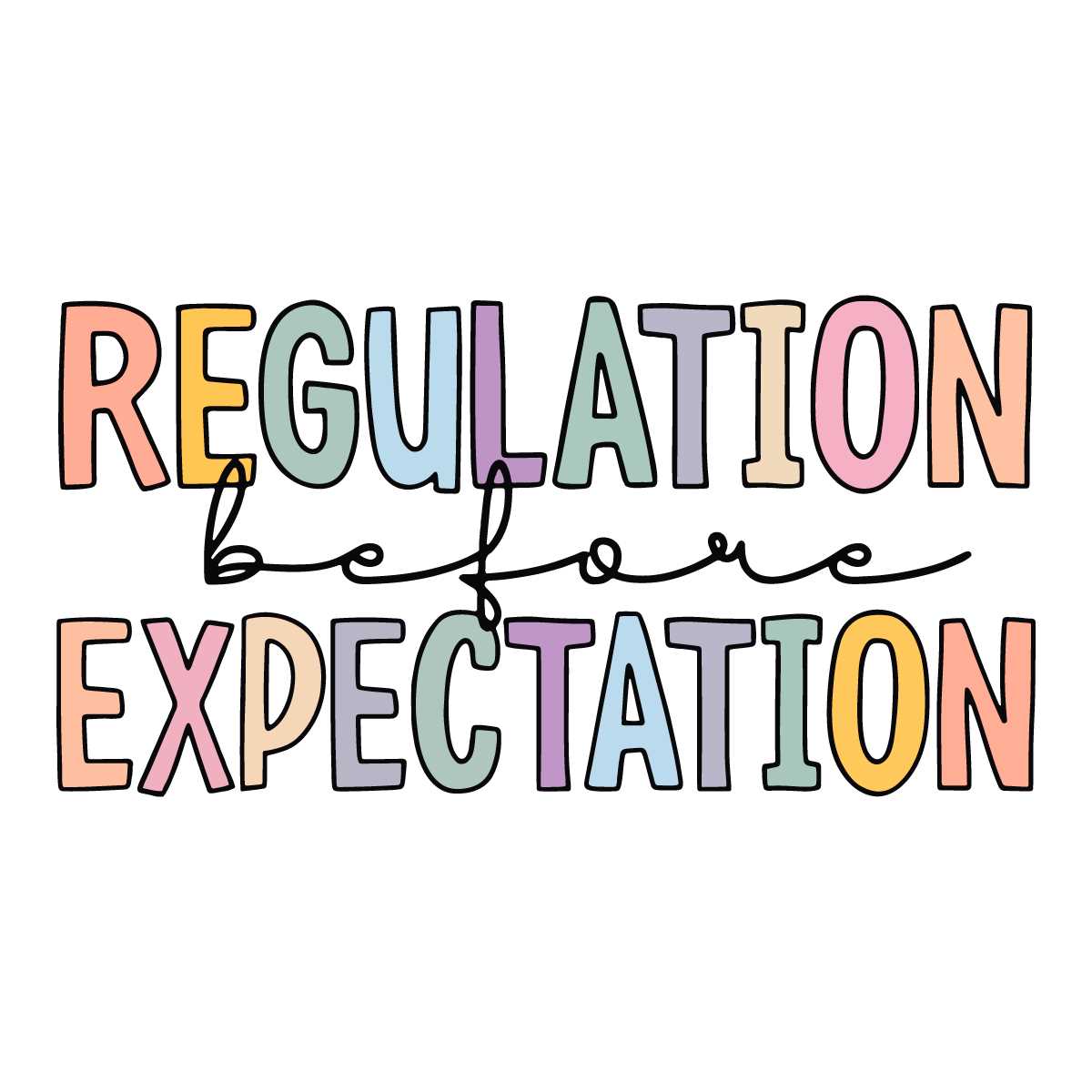 Regulation Before Expectation SVG Special Education SVG Cutt Inspire Uplift