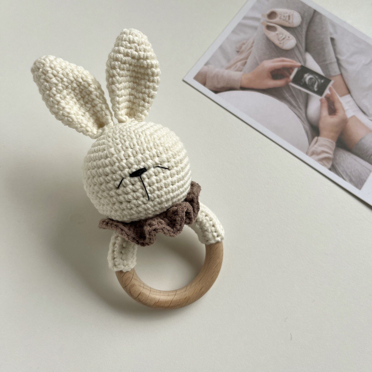 Crochet pattern PDF crocher rattle bunny baby toy | Inspire Uplift