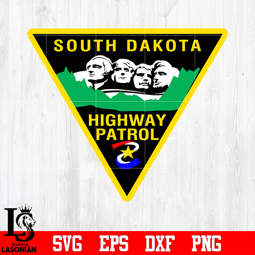 Badge South dakota highway patrol police svg eps dxf png fil Inspire