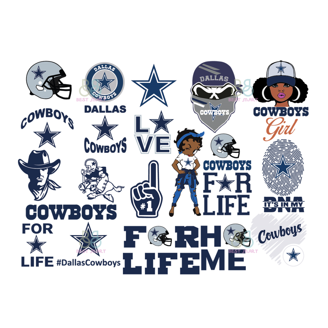 Dallas Cowboys Bundle Svg, Sport Svg, Dallas Cowboys Svg, Co | Inspire ...
