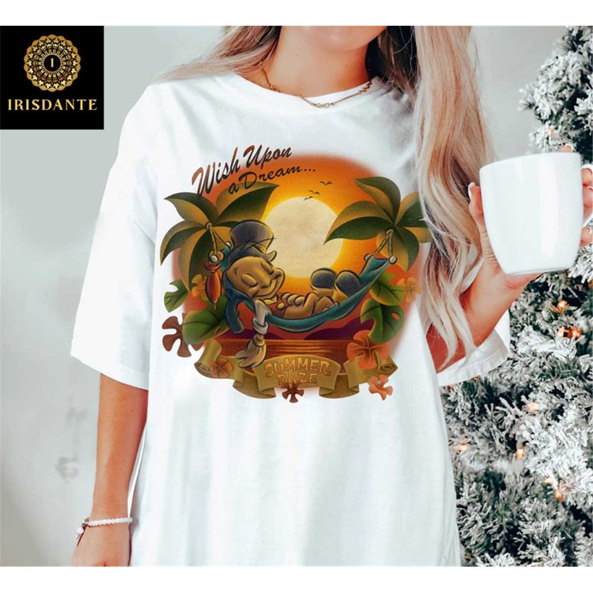 Vintage Disney Jiminy Cricket Summer TShirt, Disney Jiminy Inspire