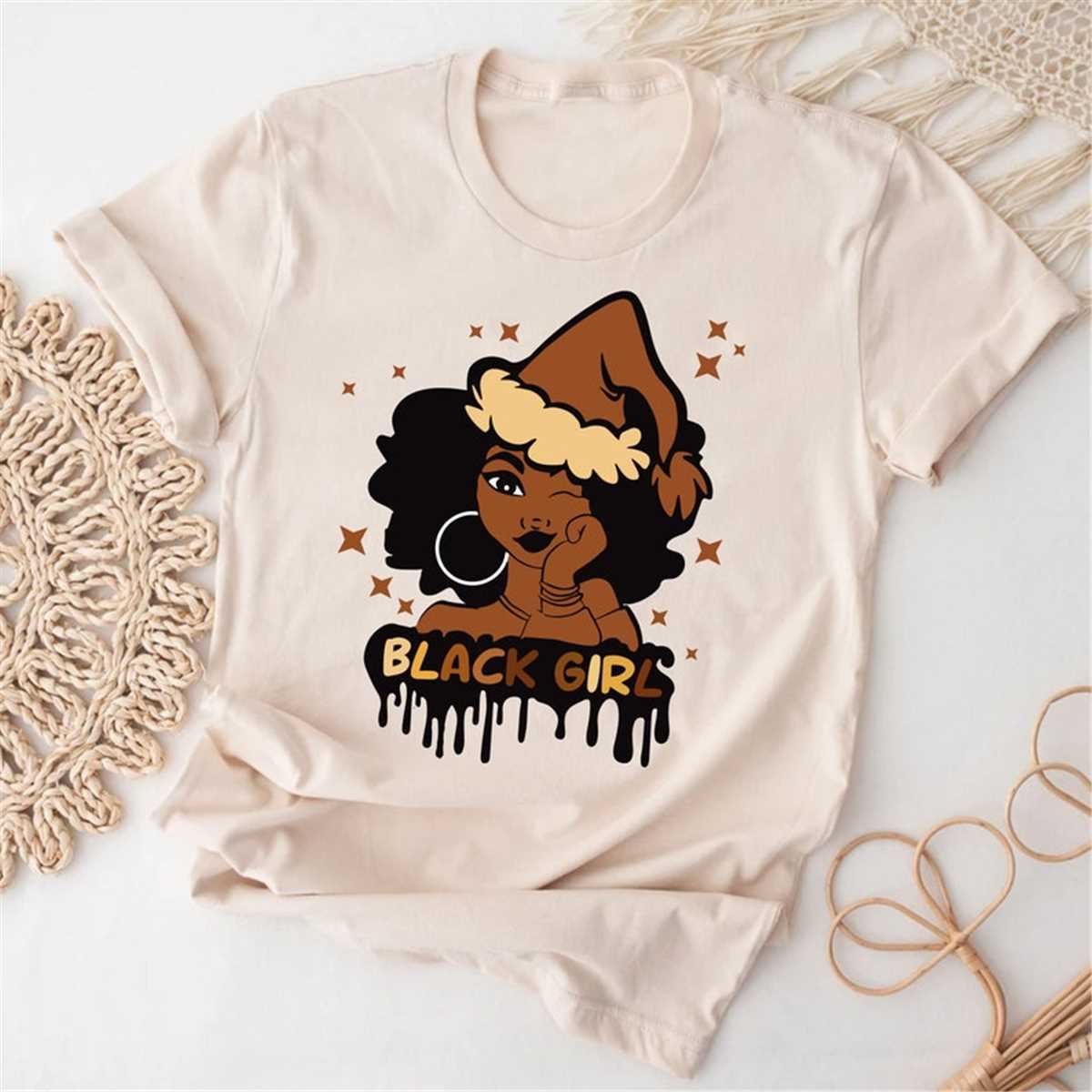 Black Girl Shirt, Melanin Shirt, Afro American TShirt Inspire Uplift