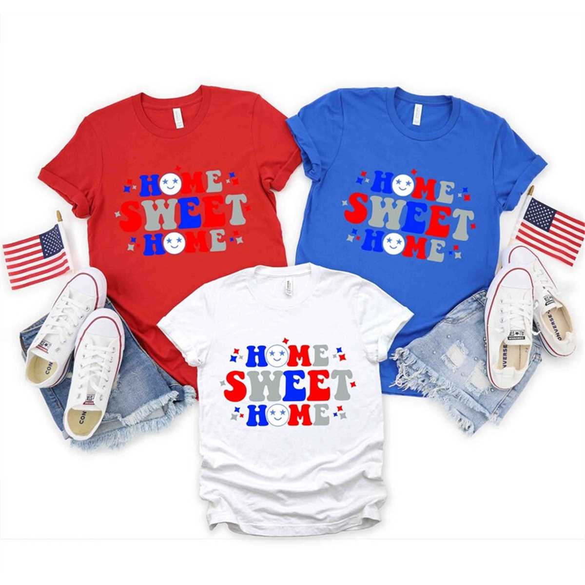 Home Sweet Home America TShirt, 4th of July Shirt, America Inspire