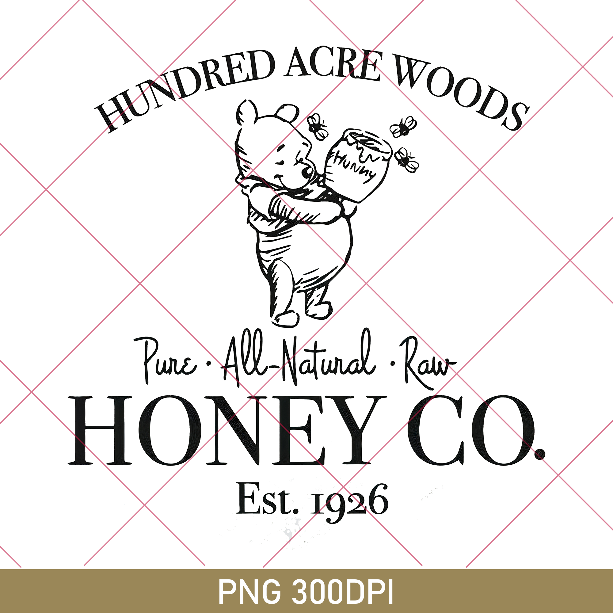 Winnie The Pooh Honey Co. PNG, Winnie The Pooh PNG, Winnie T | Inspire Uplift