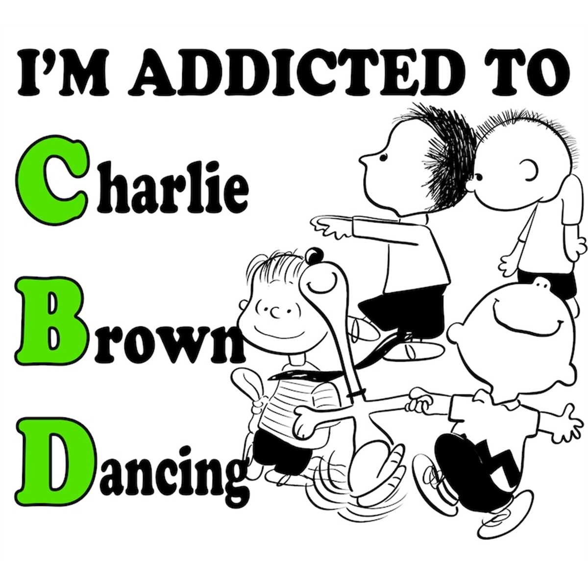 Charlie Brown Dancing Digital copy Inspire Uplift