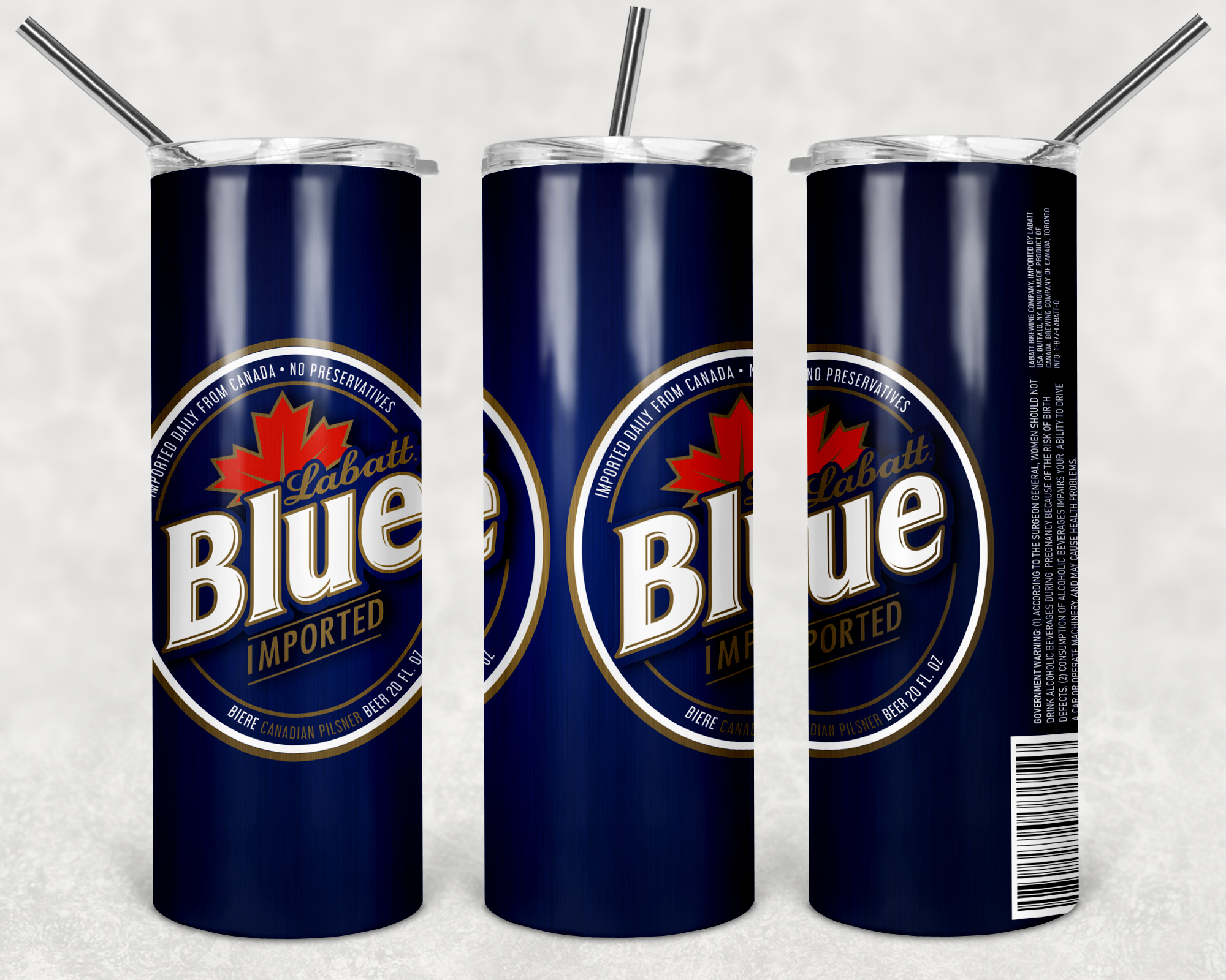 Labatt Blue Beer Tumbler Png, Labatt Blue Beer 20oz Skinny T | Inspire ...