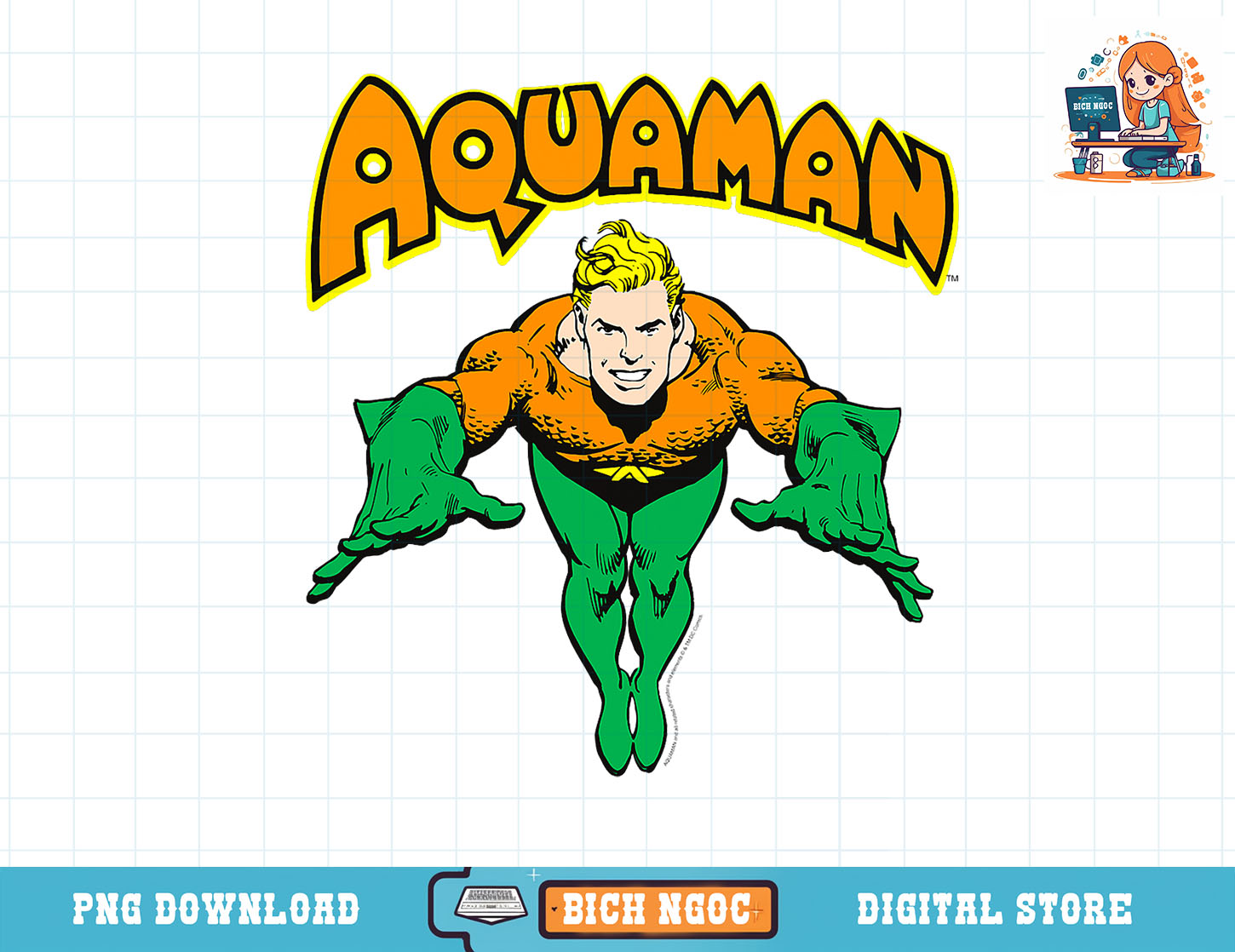 aquaman logosu png