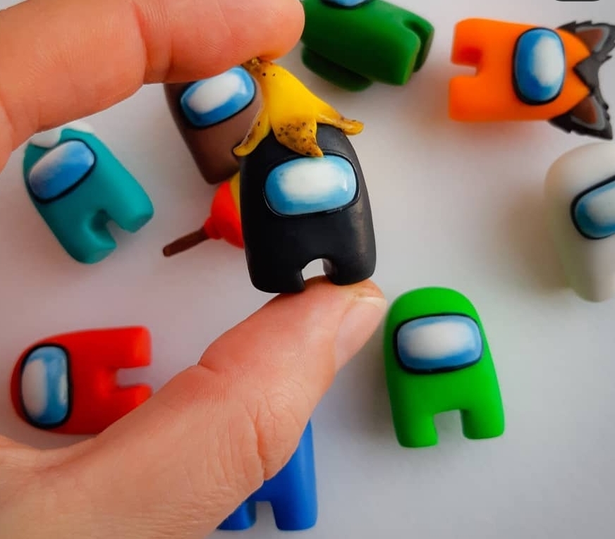 Among us figures keychain inspire uplift