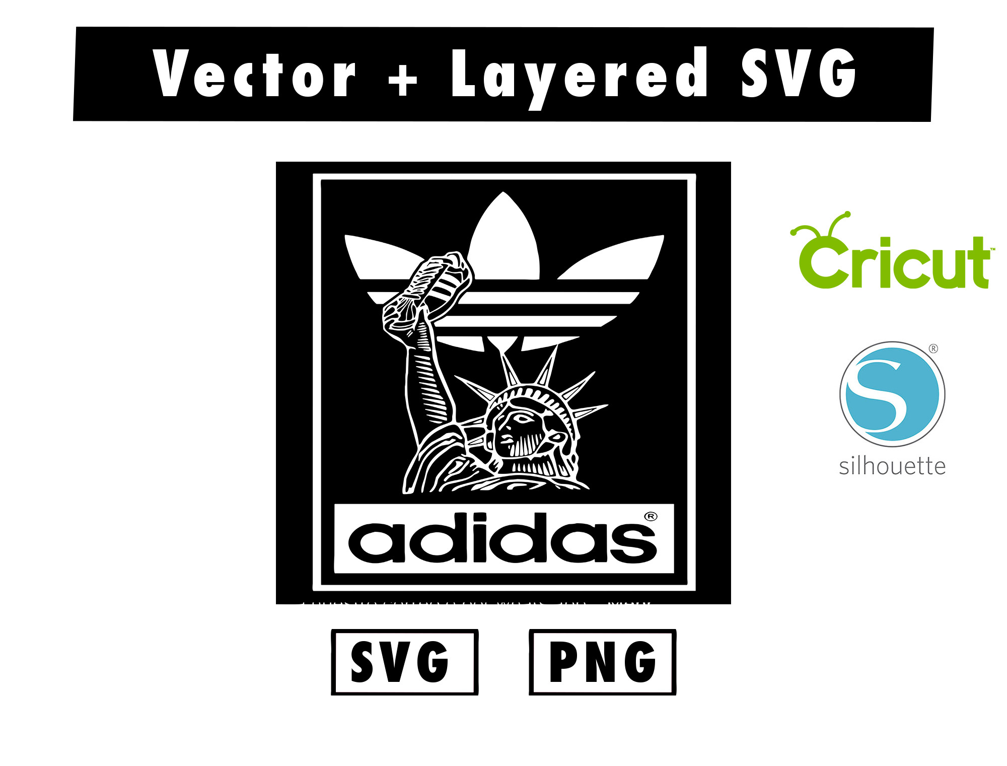 adidas svg & png files for cricut machine , anime svg , mang | Inspire ...