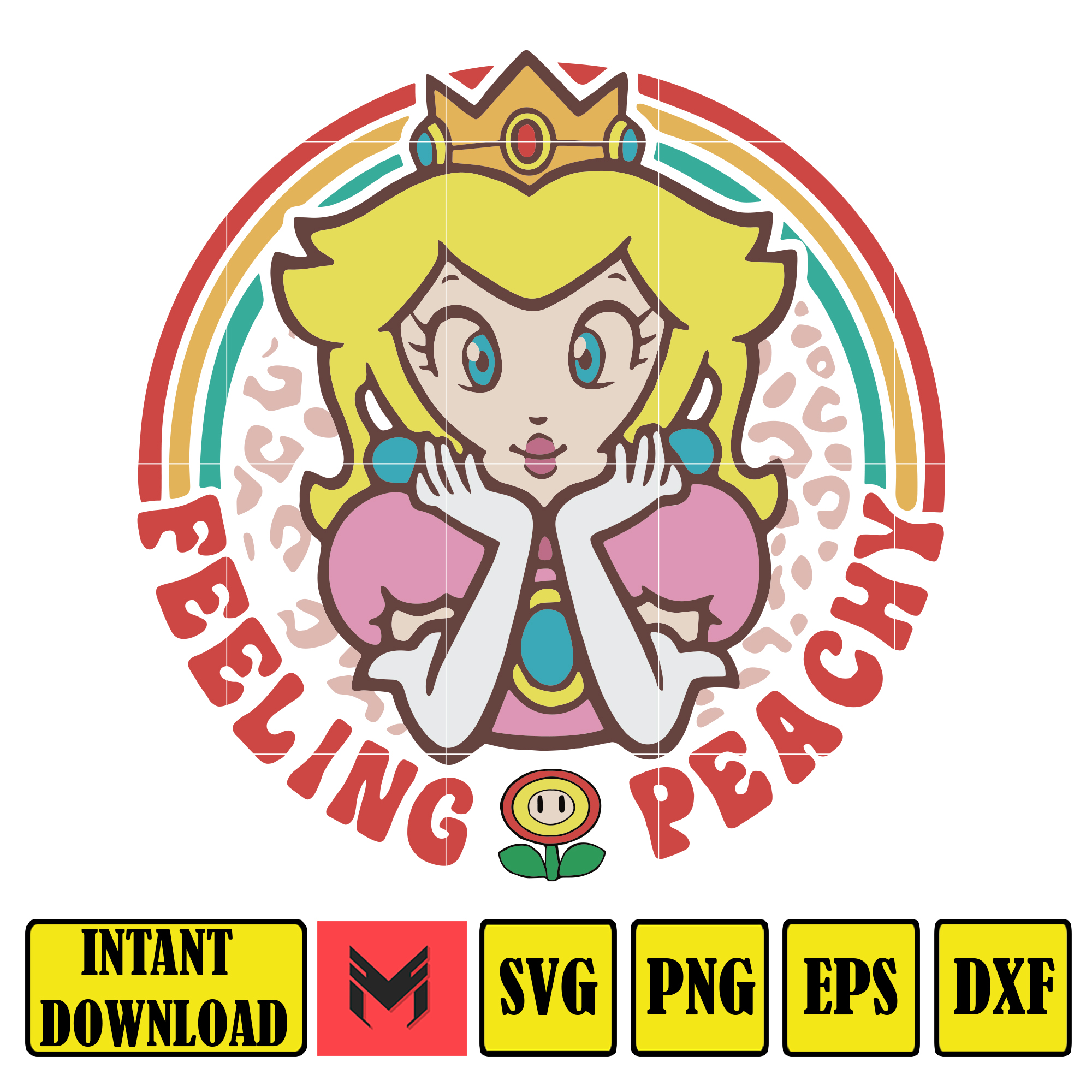 Princess Peach Shirt, Feeling Peaches, Mario, Bros, Bowser S Inspire