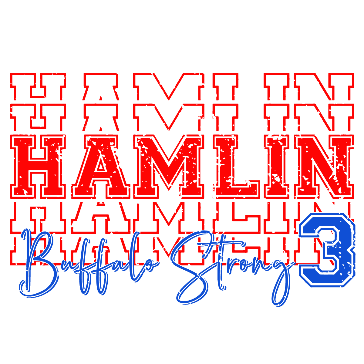 Pray For Hamlin Buffalo Strong 3 SVG | Inspire Uplift